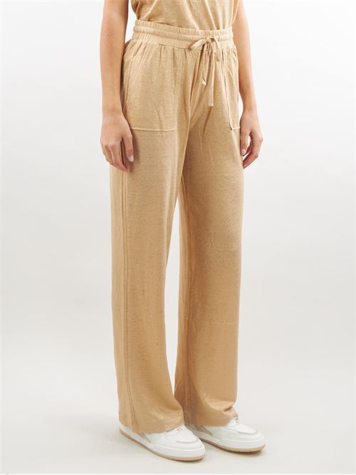 Pantalone laminato in lino Not Shy NOT SHY | Pantalone | 440510235